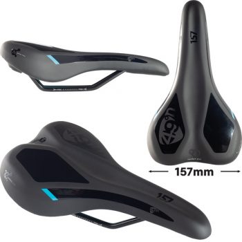 49N	- SELLE EN MOUSSE MÉMOIRE FORMFIT UNISEXE 157 MM