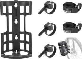 TOPEAK - SUPPORT VERSACAGE AVEC 3 SUPPORTS VERSAMOUNT ET 2 COURROIES À BOUCLE