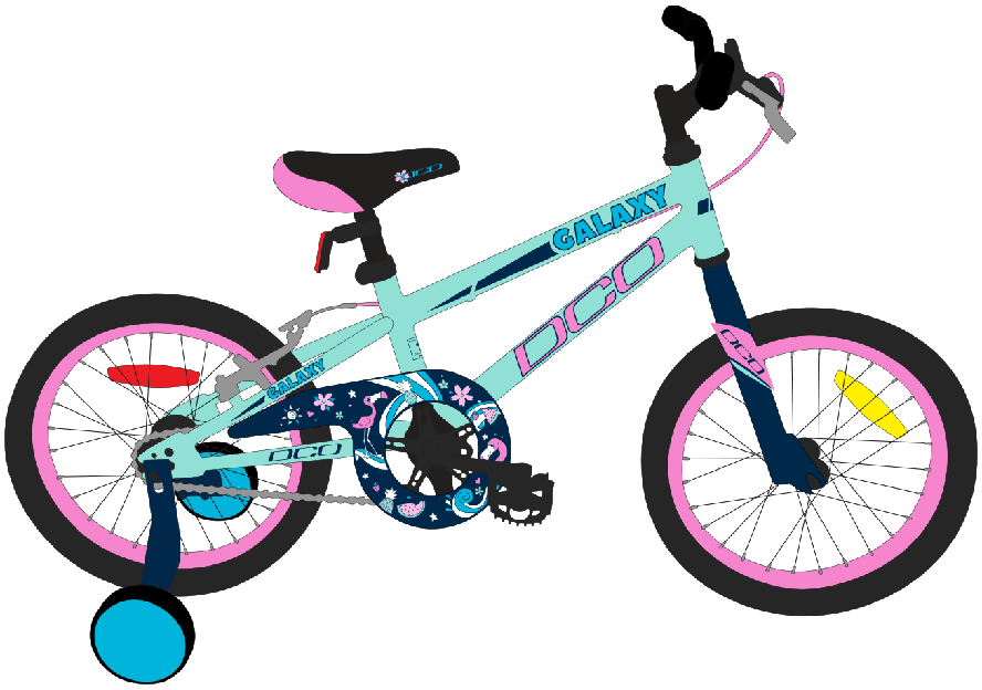 vélo pour enfant DCO - Galaxy 14 Fille - 2020 kid's bike