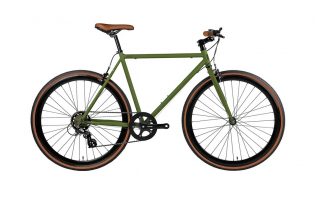 vélo urbain Fyxation - Pixel 7 Olive green - 2021 urban bike