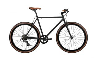 vélo urbain Fyxation - Pixel 7 Black and tan - 2021 urban bike