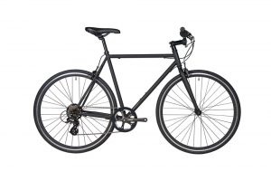 vélo urbain Fyxation - PIXEL 7 MATTE BLACK - 2024 urban bike