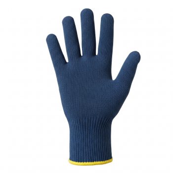 Gants bleu en tricot