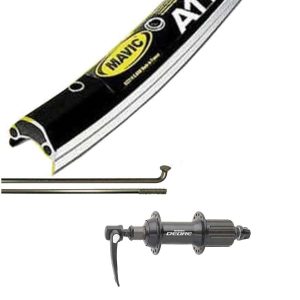 Mavic - A119 BLACK/ DT STAINLESS BLACK ARRIÈRE