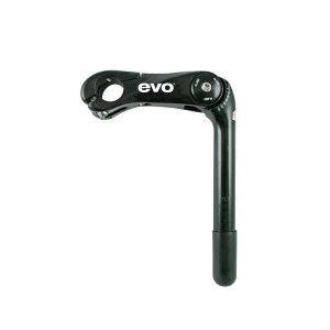 Evo - Potence ajustable à plongeur 25.4mm, Pour guidons 25.4mm, Noir, 120mm stem