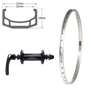 Sun Rims - Rhyno Lite 26’’ AVANT DEORE QR ARGENT