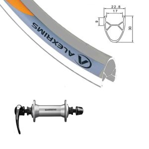 Alexrims - ROUE AVANT G6000 700c / Moyeu ALIVIO QR