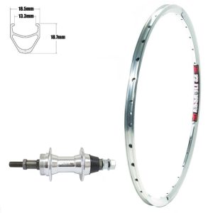 Sun Rims - Roue Arrière 700c Assault Roue Libre Écrou