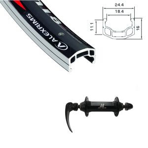 Alexrims - DM-18 26’’ AVANT QR NOIR