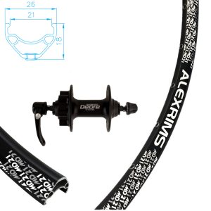 Alexrims - Roue Avant MD21 29po Disque 6 Boulons Front wheel