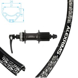 Alexrims - Roue Arrière MD21 27.5po Cassette 8-9-10 Disque Center Lock Back Wheel