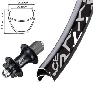 K-Race - Roue Arrière K-race 27.5po Cassette 8-9-10, 6 Boulons, Axe traversant 12x142mm Back wheel