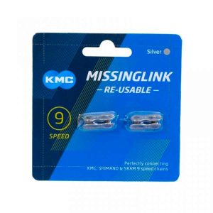 KMC - Maillons 9 vitesse 6.6mm carte de 2 Paires