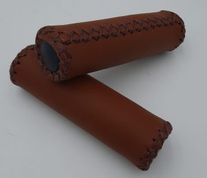 Babac - Poignée « rétro » 120mm brun confort avec couture