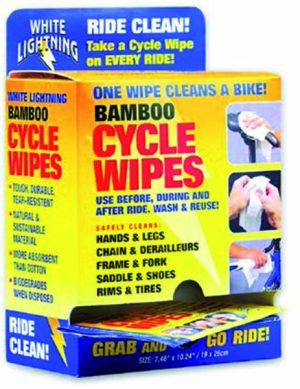 White lightning - Bamboo cycle wipes