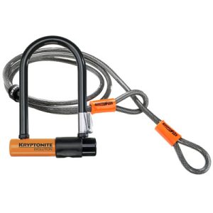 Cadenas Kryptonite - Evolution mini 7 avec cable flexible de 4' lock